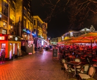 Uitgaansleven aan de grote markt