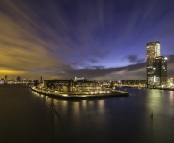 Noordereiland at sunrise