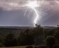 Onweer boven Lot