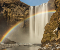 Skógafoss Waterval