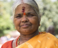 Colerful lady
