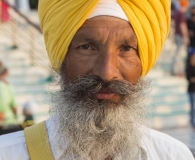Sikh in yellow