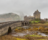The way to Eilean Donan Castle