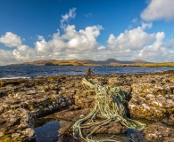 Rope at the coastline