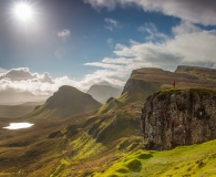 The Quiraing in full sunlight